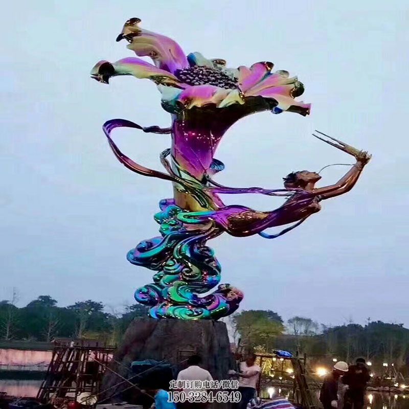 优选户外飞天女神雕塑小品