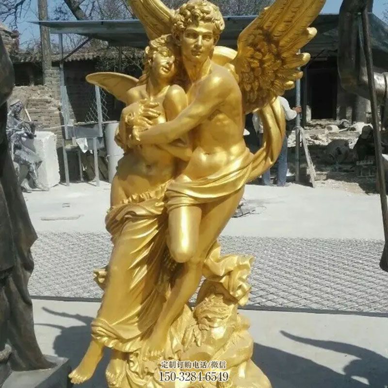 供给房地产爱神雕塑展品