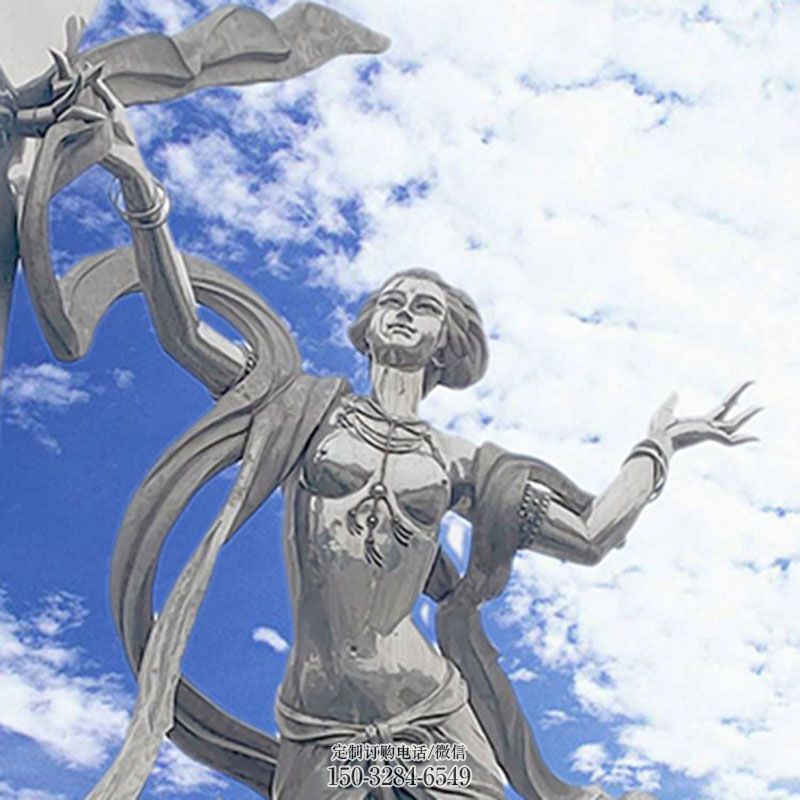 供给房地产奔月女神雕塑展品
