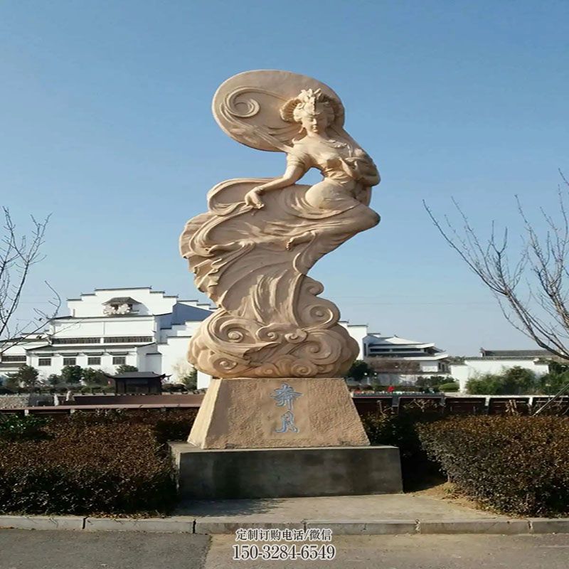 专供广场奔月女神雕塑抽象类