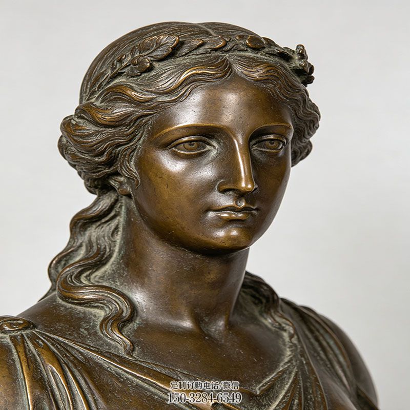 制作街头丹麦女神雕塑美陈