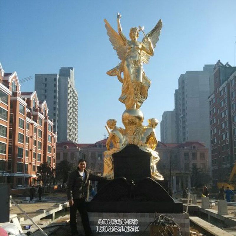 承接公共神话女神雕塑实景