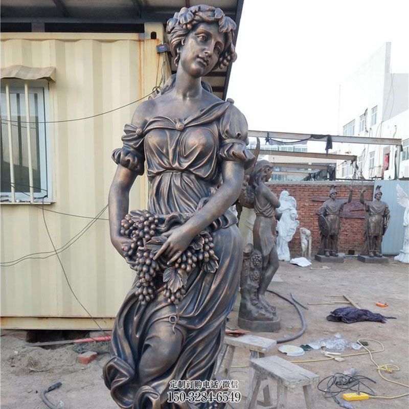 订做企业雅典女神雕塑素材