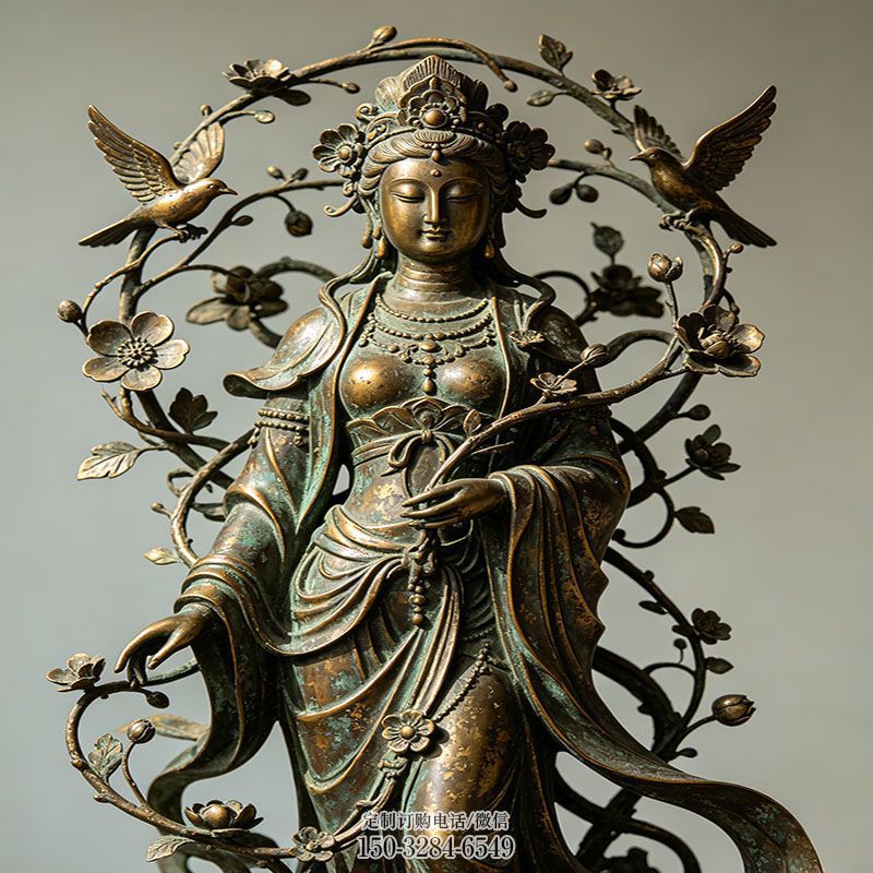 制造广场民族女神雕塑形象