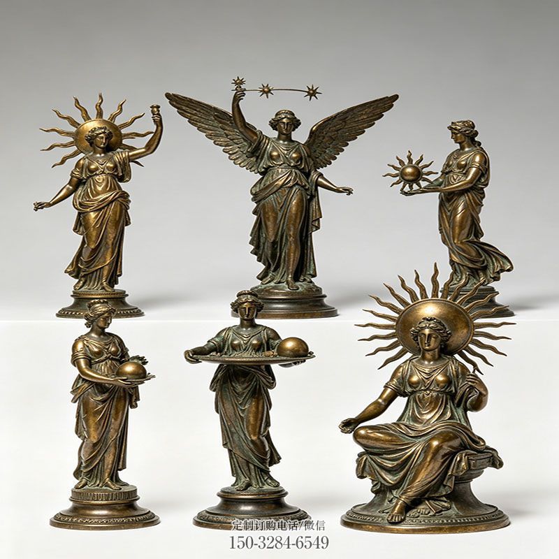 制造商广场太阳女神雕塑抽象类
